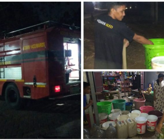 Kemarau Panjang di Marusu, Pasilog Kodim 1422/Maros Kapten Inf Main RM Gerak Cepat Salurkan Air Bersih Ke Warga