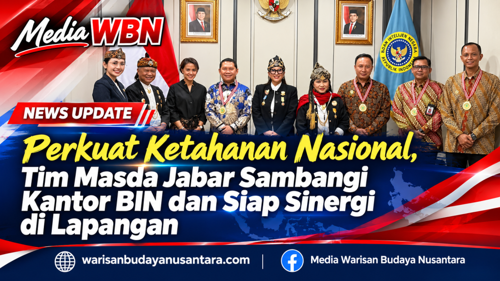 Perkuat Ketahanan Nasional, Tim Masda Jabar Sambangi Kantor BIN dan Siap Sinergi di Lapangan