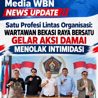 Satu Profesi Lintas Organisasi: Wartawan Bekasi Raya Bersatu Gelar Aksi Damai Menolak Intimidasi
