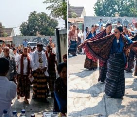 Umat Paroki Mautapaga Ende Sambut Imam Baru RD Andreas Yohanes Lako Ghao
