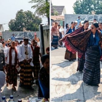 Umat Paroki Mautapaga Ende Sambut Imam Baru RD Andreas Yohanes Lako Ghao
