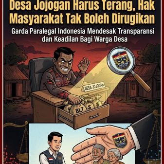 GARPINDO Desak Kapolda Jateng Turun Tangan! Dugaan Korupsi Desa Jojogan Harus Terang, Hak Masyarakat Tak Boleh Dirugikan