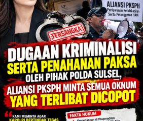 Diduga Paksakan Kasus di Polda Sulsel, Korban Menang Dalam Prapradilan
