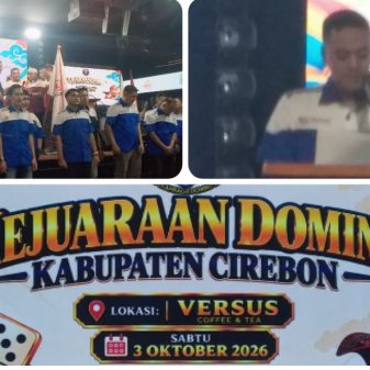 Dilantik Jadi Ketua Pengcab ORADO Kabupaten Cirebon, Herry Indra Murphy Siap Cetak Atlet Domino Nasional