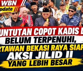 Tuntutan Copot Kadis LH Belum Terpenuhi, Wartawan Bekasi Raya Siapkan Aksi Jilid II yang Lebih Besar