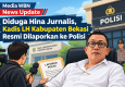 Diduga Hina Jurnalis, Kadis LH Kabupaten Bekasi Resmi Dilaporkan ke Polisi
