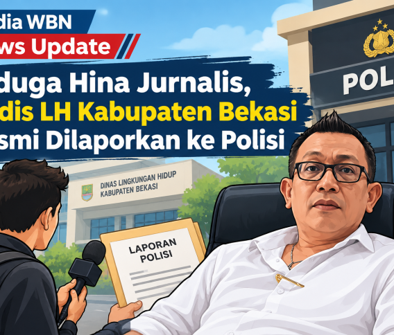 Diduga Hina Jurnalis, Kadis LH Kabupaten Bekasi Resmi Dilaporkan ke Polisi